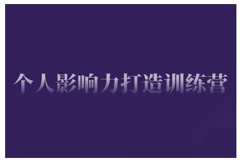 个人影响力打造训练营，掌握公域引流、私域运营、产品定位等核心技能，实现从0到1的个人IP蜕变-博格网创