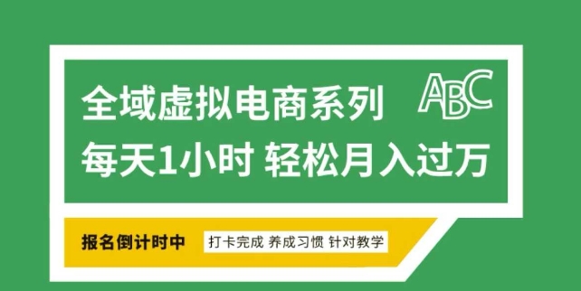 全域虚拟电商变现系列，通过平台出售虚拟电商产品从而获利-博格网创