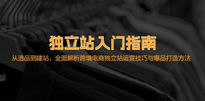 独立站入门指南：从选品到建站，全面解析跨境电商独立站运营技巧与爆品…-博格网创